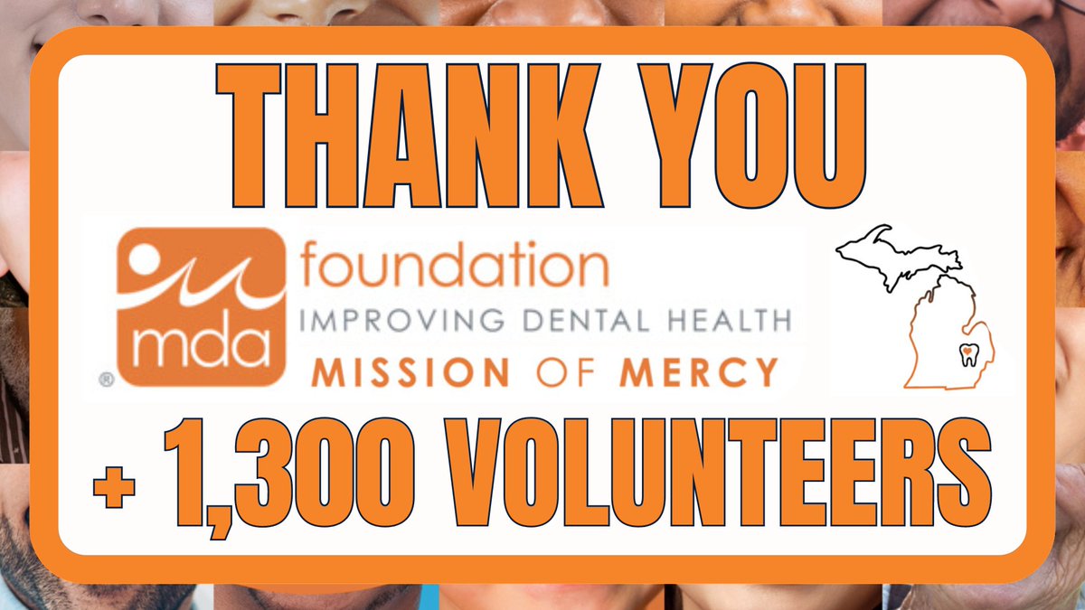 Thank you, <a href="/mda_foundation/">MDA Foundation</a> and the 1,300 volunteers, for providing care to our community! 🦷🪥
