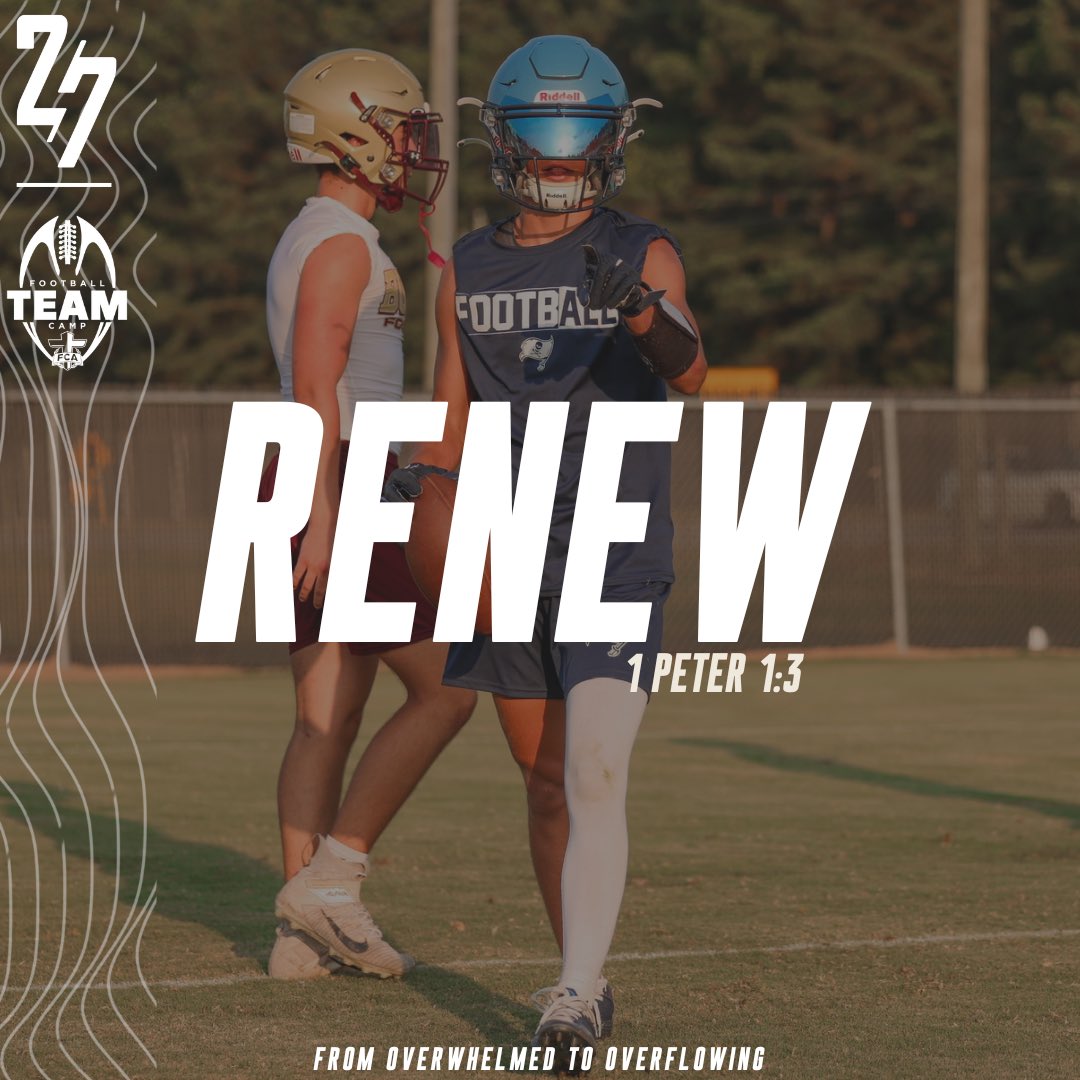 1 Peter 1:3 (CSB): “Blessed be the God and Father of our Lord Jesus Christ. Because of His great mercy He has given us 𝙣𝙚𝙬 birth into a living hope through the resurrection of Jesus Christ...”

#FCA247