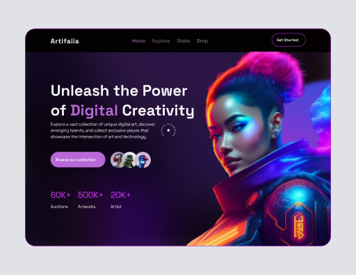 New project alert 😎!
I just designed an NFT marketplace and I'm hyped to share it with you!
Check it out and let me know what you think!

#NFT #marketplace #design