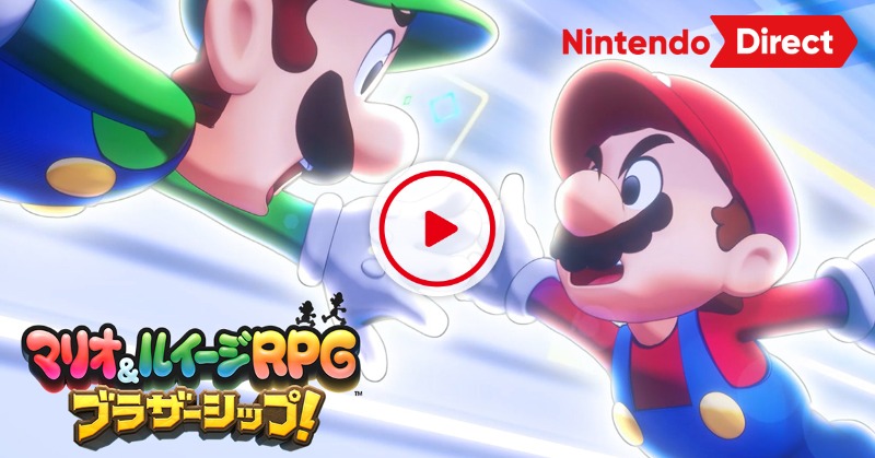 Nintendo's tweet photo. マリオとルイージの新たな冒険がはじまる。
9年振りとなるシリーズ完全新作『マリオ＆ルイージRPG　ブラザーシップ！』は2024年11月7日（木）発売。
#マリオルイージRPGブラザーシップ
#NintendoDirectJP