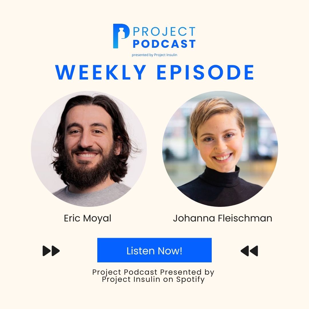 project_insulin's tweet photo. Get ready for an insightful chat with Johanna Fleischman, a data scientist who has been living with diabetes for over 19 years, on this week's episode of Project Podcast! Link in bio to listen!
#ProjectPodcast https://t.co/BHVxV2BWuY