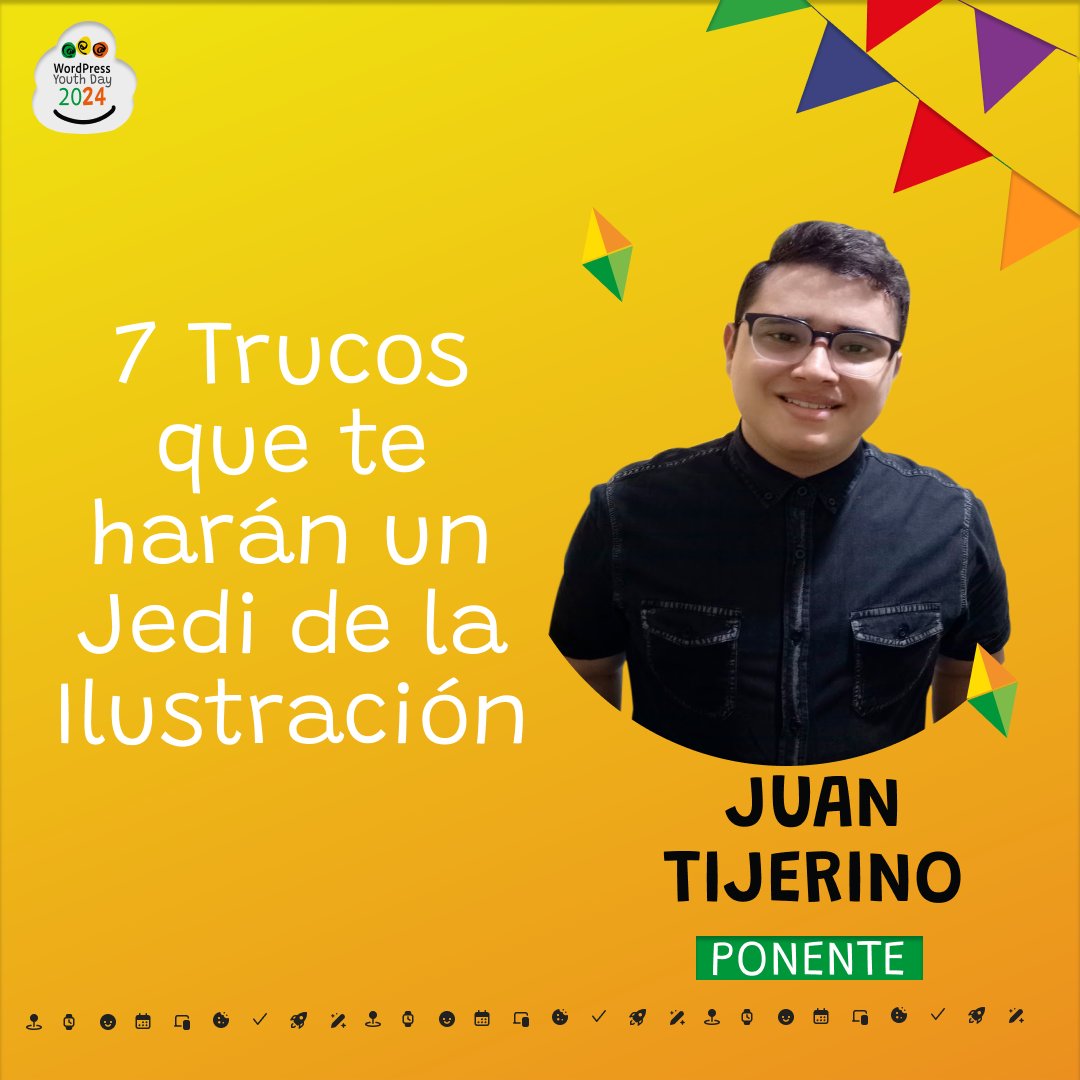 Nuestros chavalos estan listos para convertirte en un Jedi de la Ilustración.🤯
Juan Tijerino, nuestro mega experto en diseño, y descubre los 7 trucos fundamentales.✏️
¡Será una experiencia única! 🎨

#Diseño #wpyd2024 #wordpress #comunidadwordpressnicaragua #techkids