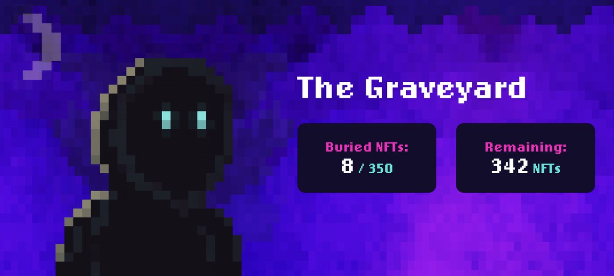 💀 8 Sol Bones have been taken by the Grim Reaper!

😲 Sol Bones Supply Now = 342 NFTs

🔗 solbones.com/graveyard

#SolanaNFTs #nftarti̇st #pixelartist #nfts