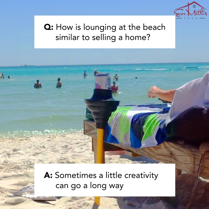 Eve_Metlis's tweet image. Who knew a plunger could make the perfect beachside companion? 🏖️🥤 Like selling your home, a dash of creativity can make all the difference! #BeachHack #RealEstateTips #evemetlisrealtor #evemetlisteam #orlandofl #orlandorealestate #centralfloridarealtor #centralfl #realestate