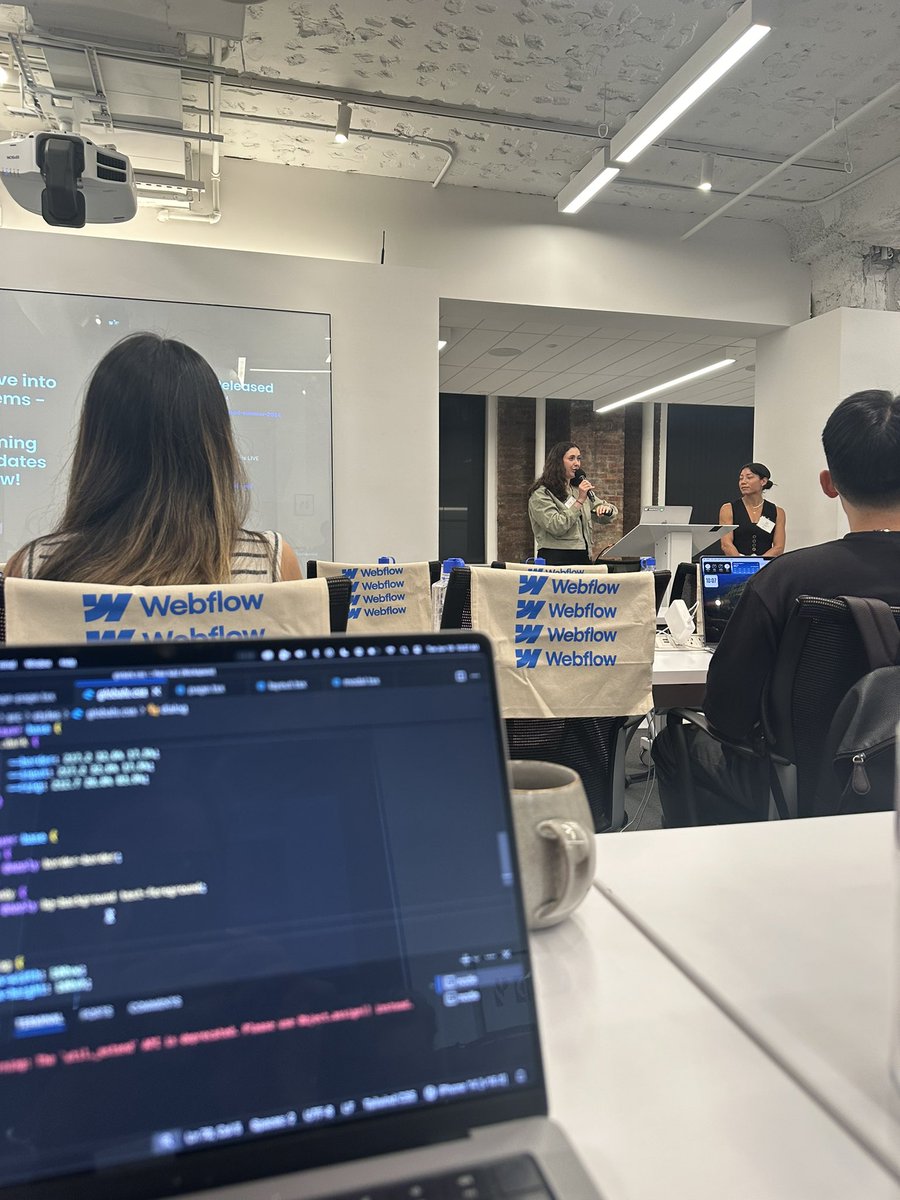 milesroxas's tweet photo. At the #webflowworkshop today! https://t.co/CjZzzJ2w8l