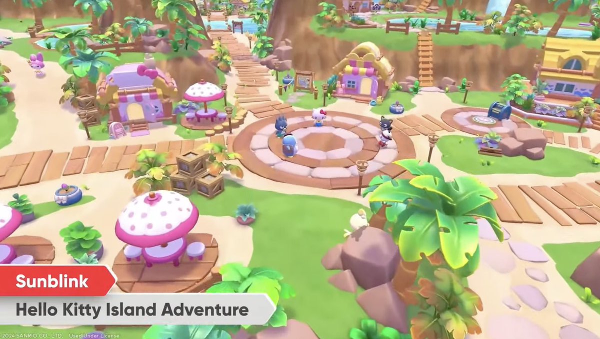 IGN's tweet image. Hello Kitty Island Adventure is coming to Switch next year. #IGNSummerOfGaming #NintendoDirect