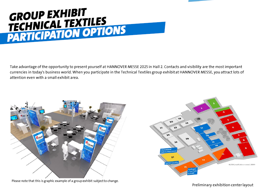 Il tessile tecnico presente ad Hannover Messe 2025  - Opportunità di partecipazione
linkedin.com/company/351342…