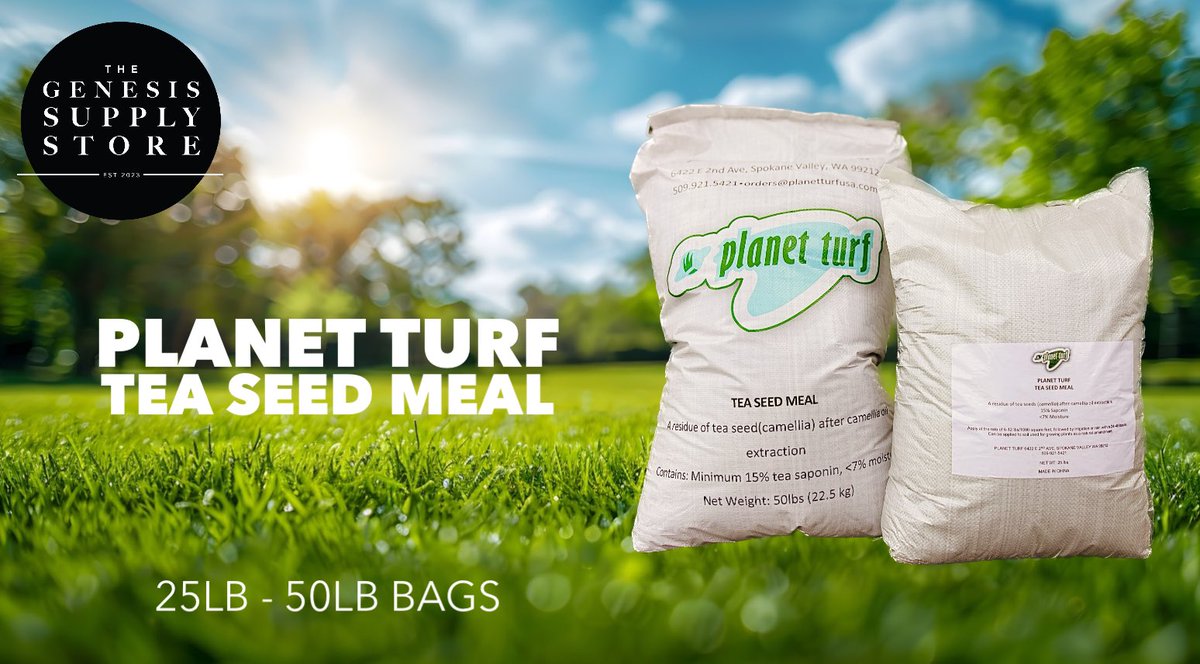 Tea Seed Meal is a natural product derived from Cameilla spp, a type of tea, containing glycosides and oleanane pentacyclic triterpene. Research shows the application of saponins to the soil reduces the frequency of surface worm castings!

SHOP NOW > GenesisSupplyStore.com