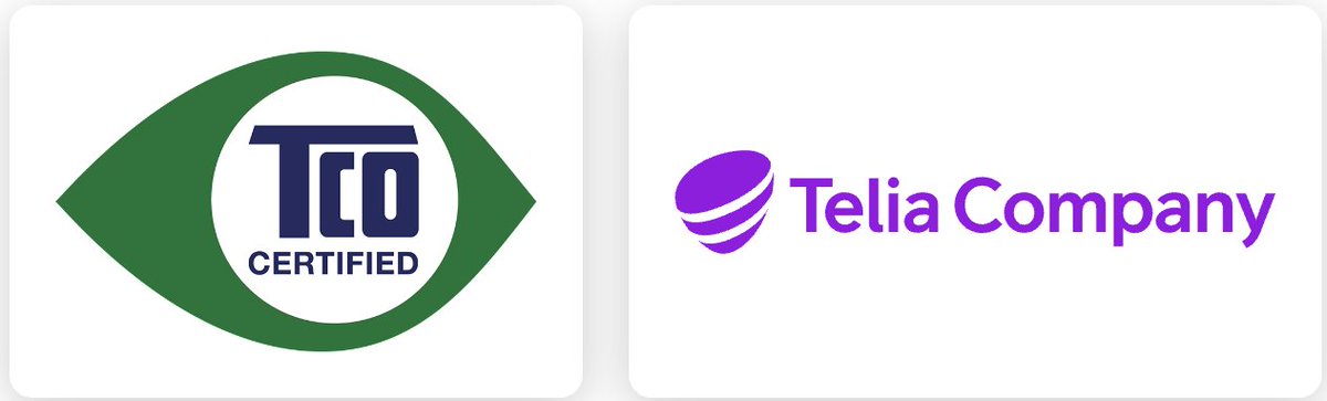 Thanks to the industrial sponsors #TCODevelopment and #Telia for supporting #ICT4S2024

#TCODevelopment develops TCO Certified, the world-leading independent sustainability certification for IT products

<a href="/TeliaCompany/">Telia Company</a>  is one of the major telecom operators in the Nordic countries