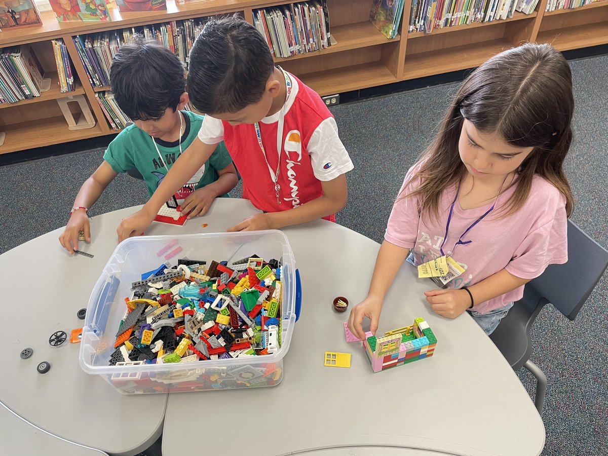 Creations stations in full effect in library! #campcarrollusa24 #chooseyourdestination