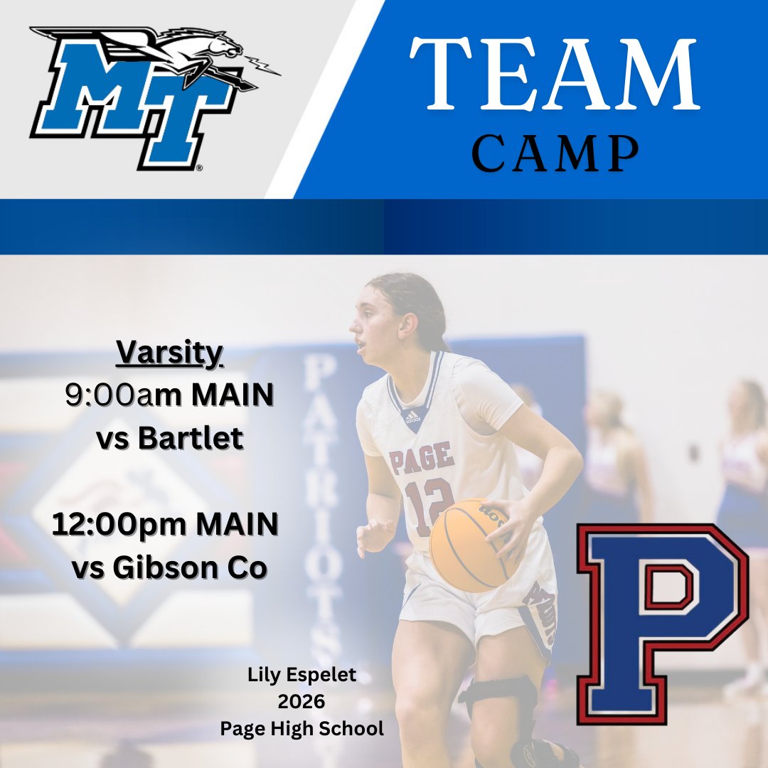 Team Camp <a href="/MT_WBB/">Middle Tennessee Women's Basketball</a>