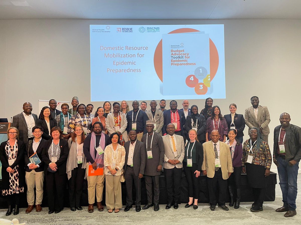Great workshop at #GHS2024 on Domestic Resource Mobilization for Epidemic Preparedness, showcasing our budget advocacy toolkit and sharing success stories. #GlobalHealthSecurity