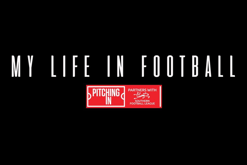 SouthernLeague1's tweet photo. 🗣️MY LIFE IN FOOTBALL | The latest episode will premiere at 7pm on Tuesday and features producer, actor, writer, @talkSPORT presenter and @MerthyrTownFC fan, Jonny Owen

Find out more here: https://t.co/hLQJGAUwSP

#SouthernLeague | #MyLifeInFootball | #JonnyOwen | #VickyMcClure https://t.co/M7m01RNVzi