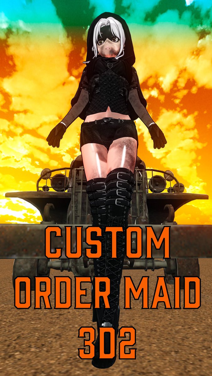 MAD MAX フュリオサ面白かったっ！！
前作で描かれなかったキャラや設定がしっかり描かれてて満足！
V8！V8！命を燃やせッ！
#カスタムオーダーメイド3D2 #COM3D2