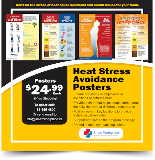 Smart Workplace (@smartworkplace_) on Twitter photo Summer is here, time to promote Heat Stress Avoidance!
For more information email info@smartworkplace.ca Summer is here, time to promote Heat Stress Avoidance!
For more information email info@smartworkplace.ca