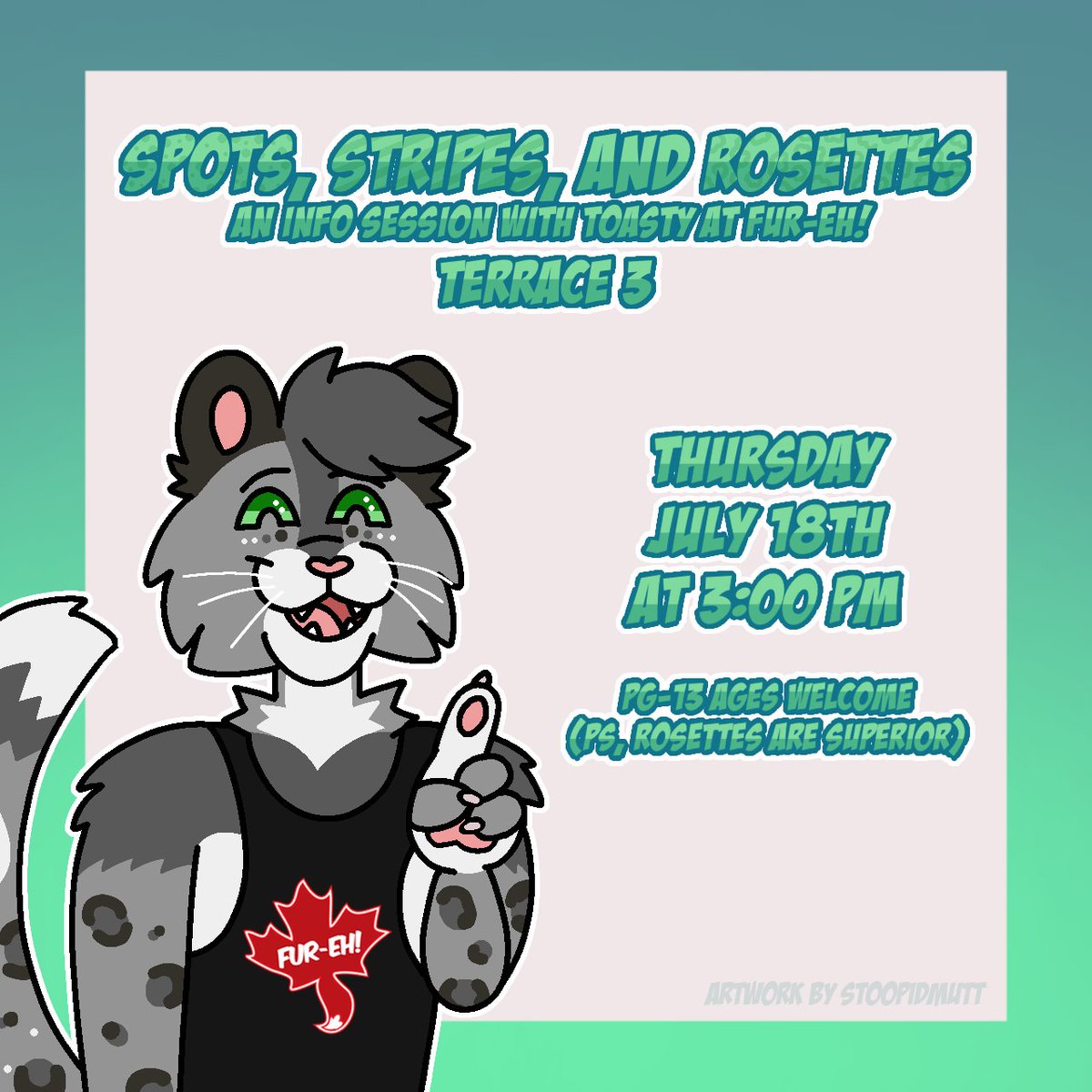 AvocadoSnep's tweet photo. If you're attending @fureh this year, come check out my SUPER informative panel!!!
#Sneps #fureh #mow #furry https://t.co/sPFxneAXre