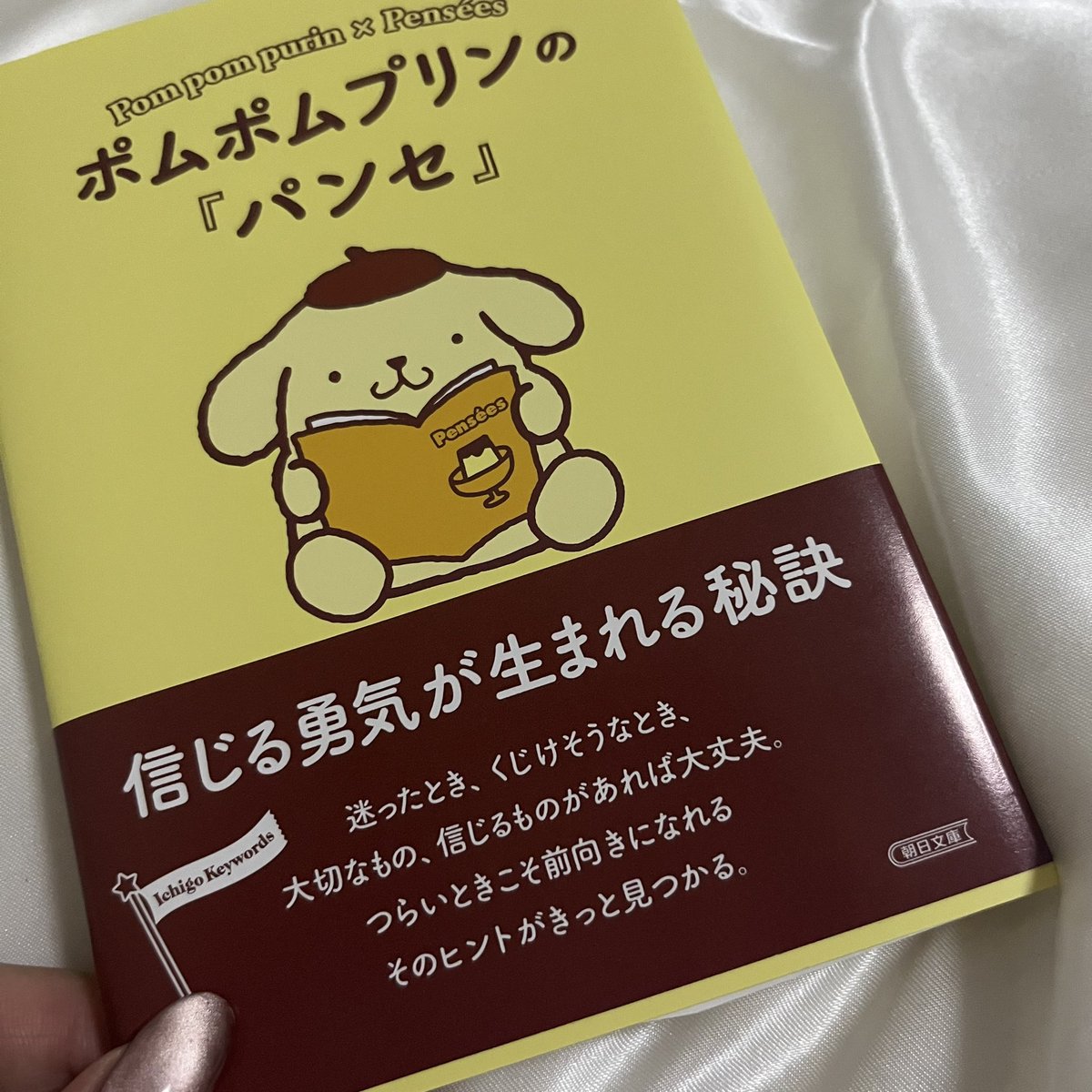 runmo04251's tweet photo. 尊敬してる友達がプレゼントしてくれた本
今の自分に刺さる
お守りとして持っておこう🍮✨
このサンリオシリーズ？ハマりそう笑 https://t.co/j3JS035JSC