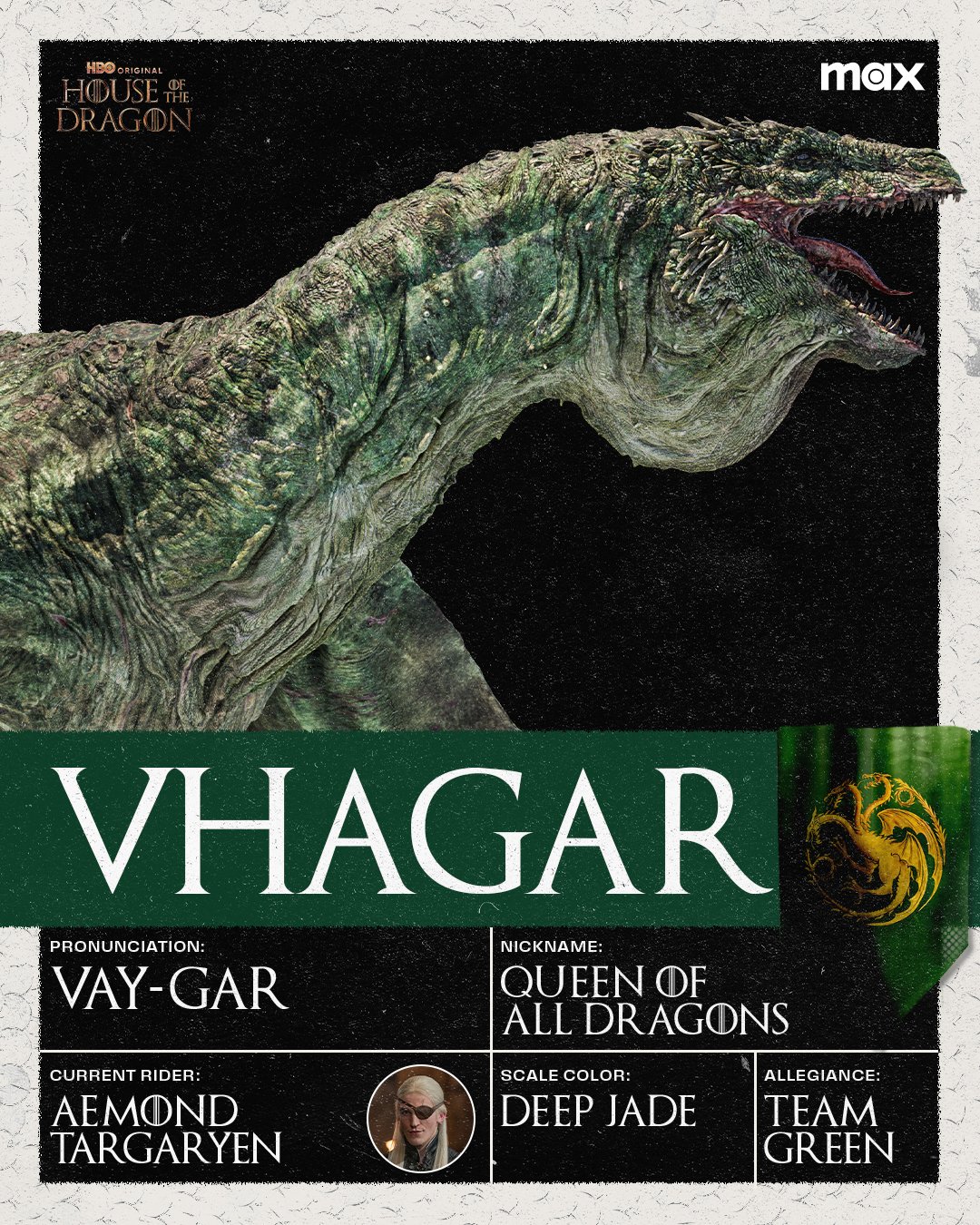 Alle drakenrijders op een rij in nieuwe House of the Dragon S2 karakterposters op HBO Max België