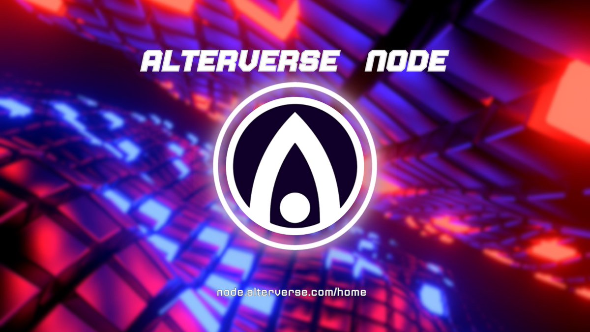 ☝️ Explore the first steps of AlterVerse.

👇 From the AlterVerse node.

node.alterverse.com/home

💥 Over 6,000 AlterVerse nodes have been sold.

🔥 Alterverse Node is an important part of a decentralized gaming network. It is built upon two core pillars：Conversational AI and