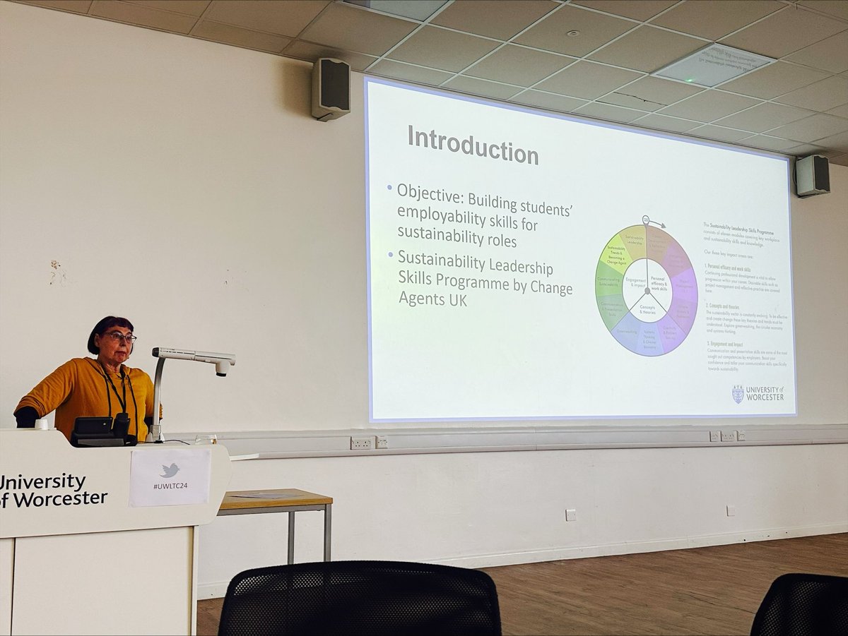 EmmaW_RD's tweet photo. Fostering sustainability awareness: innovative assessment and student engagement. Interesting insights from our sustainability team. #UWLTC24 https://t.co/81L1ygWZ4H