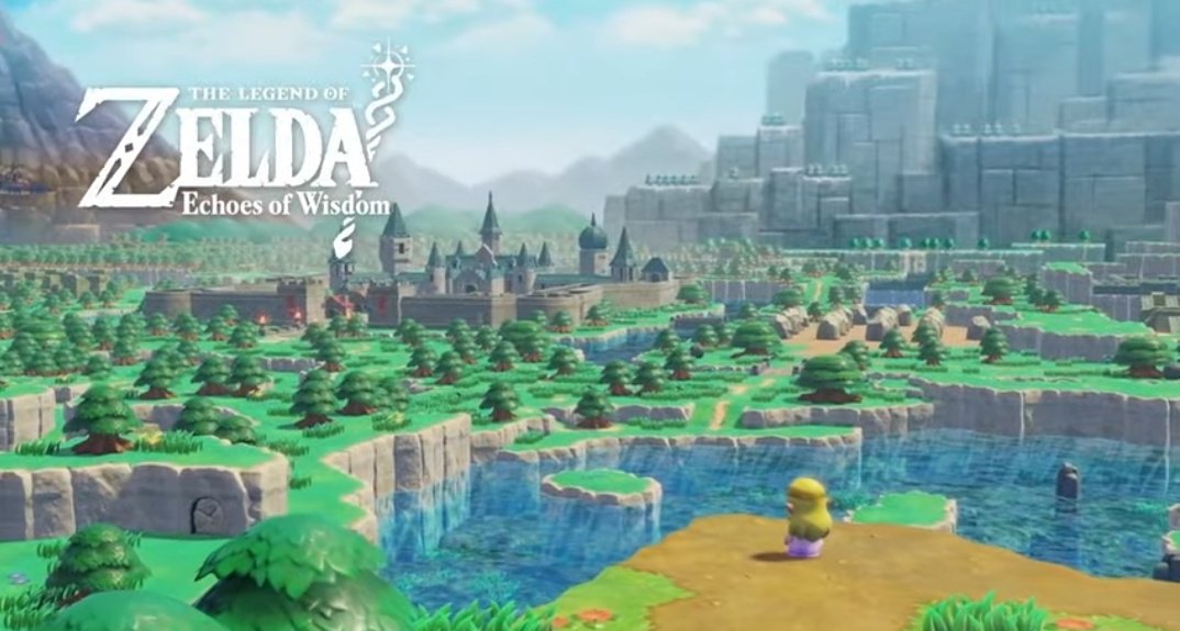 NEW ZELDA GAME!!!!! THE LEGEND OF ZELDA ECHOES OF WISDOM!!! PLAYING AS ZELDA!!!!