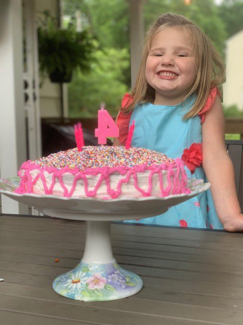 jlrhart's tweet image. Today is Allie’s 8th birthday. The third one without her.
If you are inclined, please consider a donation to @WABADC for Allie’s birthday & note that it’s for DC Families for Safe Streets.
Here she is turning 4 - her Covid birthday. 🩷
@bryan_s_hart @SafeStreetsDC