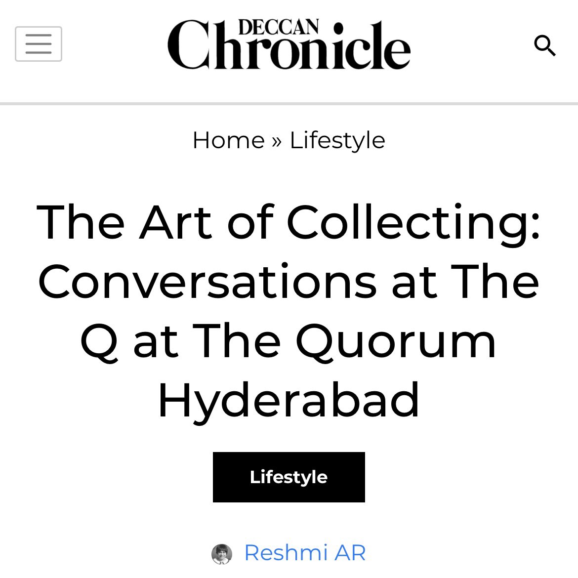 ConfianceComm's tweet photo. The Quorum continues its legacy of thought-provoking conversations around art &amp; culture, enriching the cultural fabric of its latest locale, Hyderabad.
@TheQuorumClub @DeccanChronicle 
#TheQuorum #confiance #candidcommunication https://t.co/4Dup158gv6