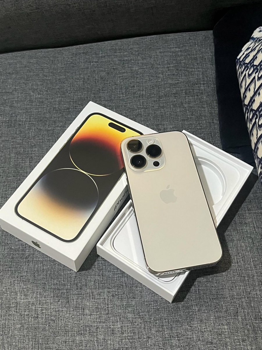 fhoon14's tweet photo. #ขายไอโฟน 

🌷 iPhone 14 Pro 128GB สี Gold 🌷 
 
เครื่องศูนย์ไทย โมเดล ZP
🍎 ประกันศูนย์ถึง 23/06/24
🍑 สุขภาพแบต 88%
🍑 ใช้งานได้ปกติครบทุกฟังก์ชั่น
🍎 ไม่ติด iCloud ไม่ล็อกซิม

💸 ราคา 27,900 บาท 💸 
แถมเคส ฟิล์ม พร้อมใช้ นัดรับกทม.ได้
ทักไลน์ phoon1440 #ไอโฟน #ขายไอโฟนมือสอง https://t.co/iyscmbdQnn