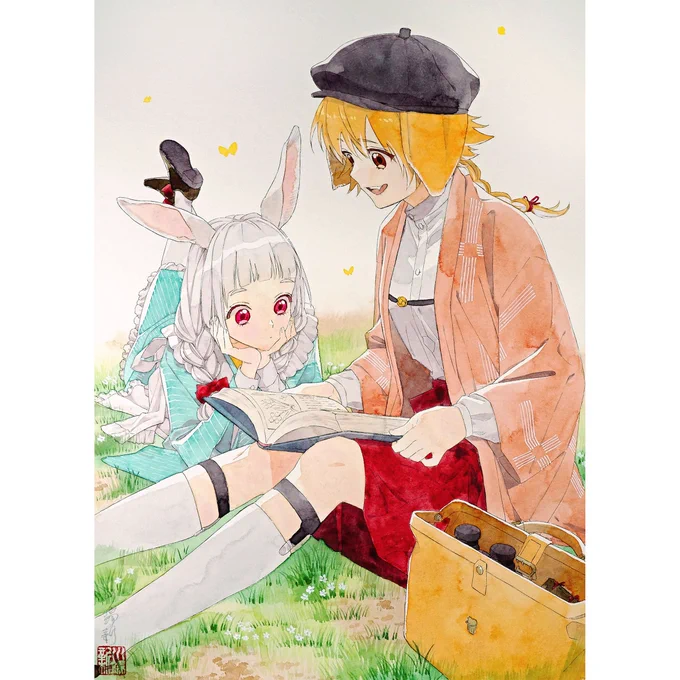 【コミッション】透明水彩、アクリルガッシュありがとうございました! 