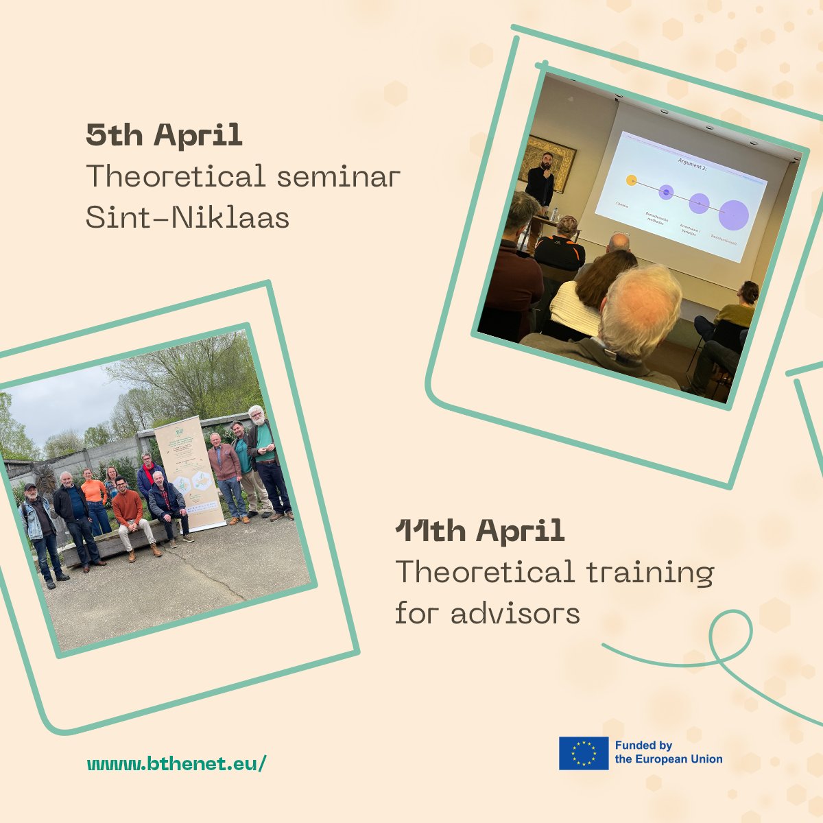 BTHENETProject's tweet photo. Busy months at our National B-THENET Centre in Belgium! 🇧🇪

🐝 Honeybee Valley at Ghent University hosted #seminars and #workshops with 1️⃣2️⃣4️⃣ participants, including 8 young #beekeepers.
Building knowledge and skills for sustainable #beekeping ✍️

@HorizonEU https://t.co/Kql1PRHEvd