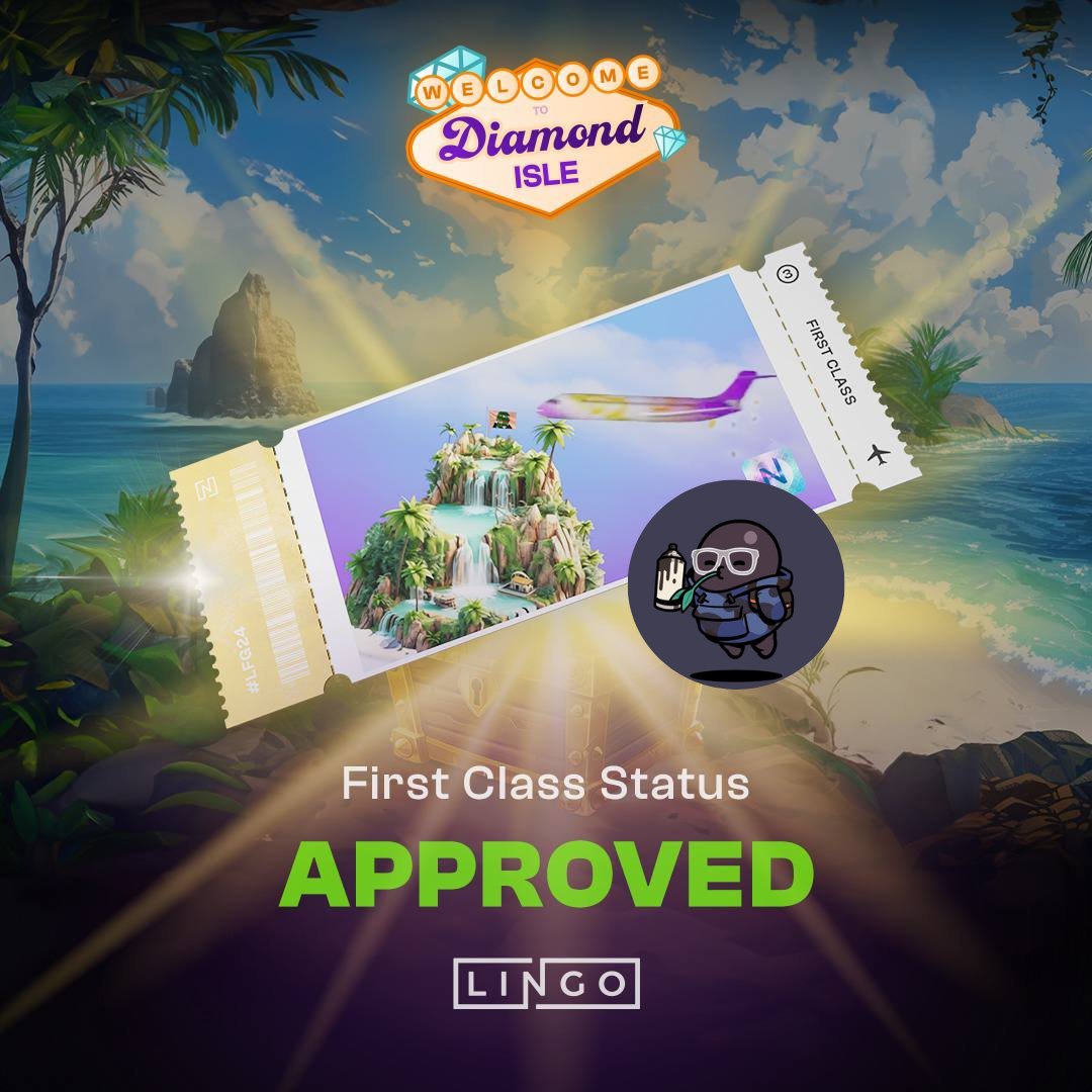 LingoBoarding's tweet photo. Welcome @bizdevelo,

Your application to @lingocoins First Class has been accepted.

You are now boarding Lingo’s presale with privileges.

Fasten your seatbelt and enjoy the premium experience! https://t.co/CVdSEmOYV6