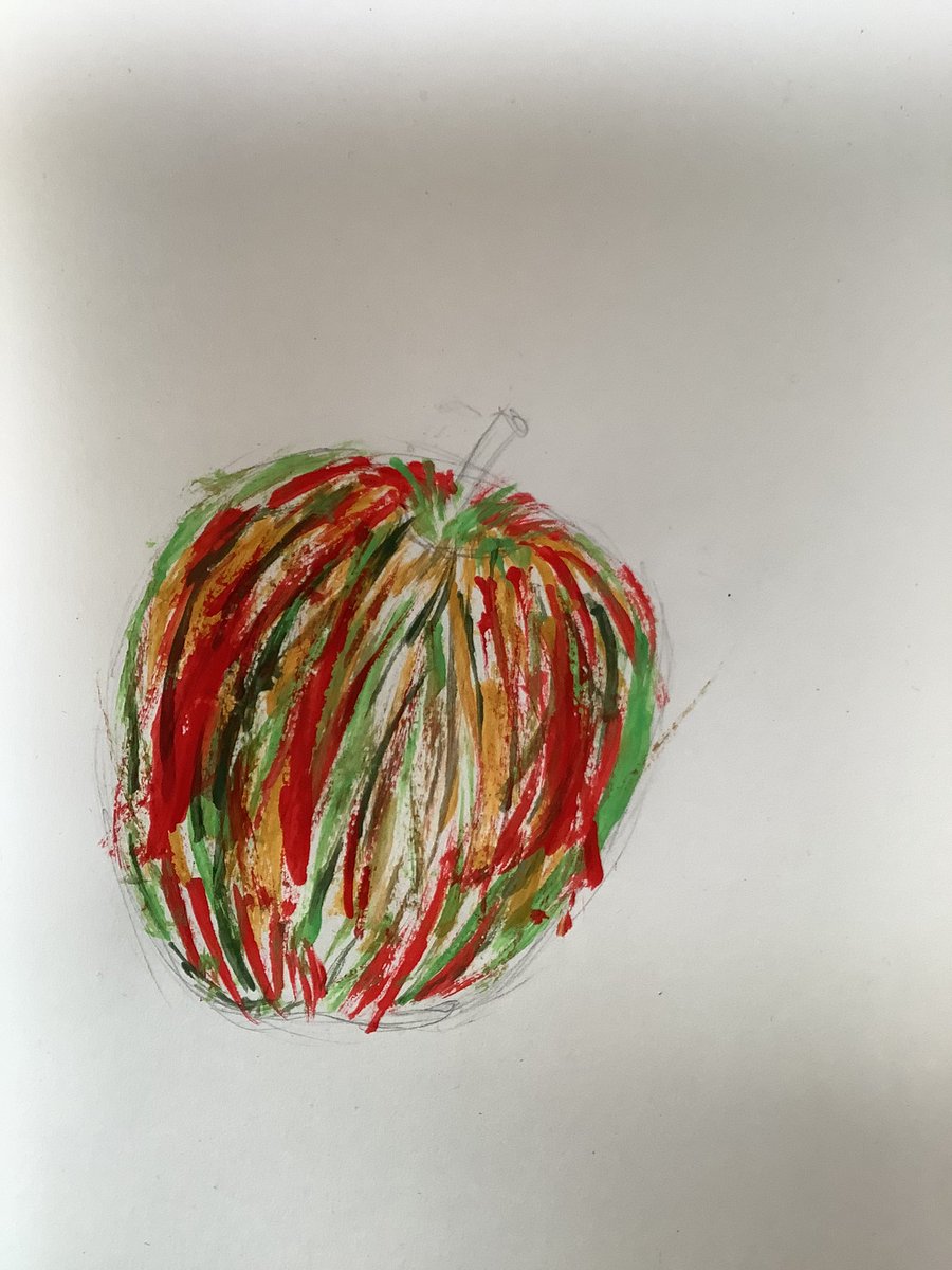 EKellyStAnnes's tweet photo. We created our own piece of impressionist artwork - we had to remember not to blend the paint, working quickly as the impressionist artists did. @AWebbStAnnes @StAnnes_EHS https://t.co/TjtxzopCJD