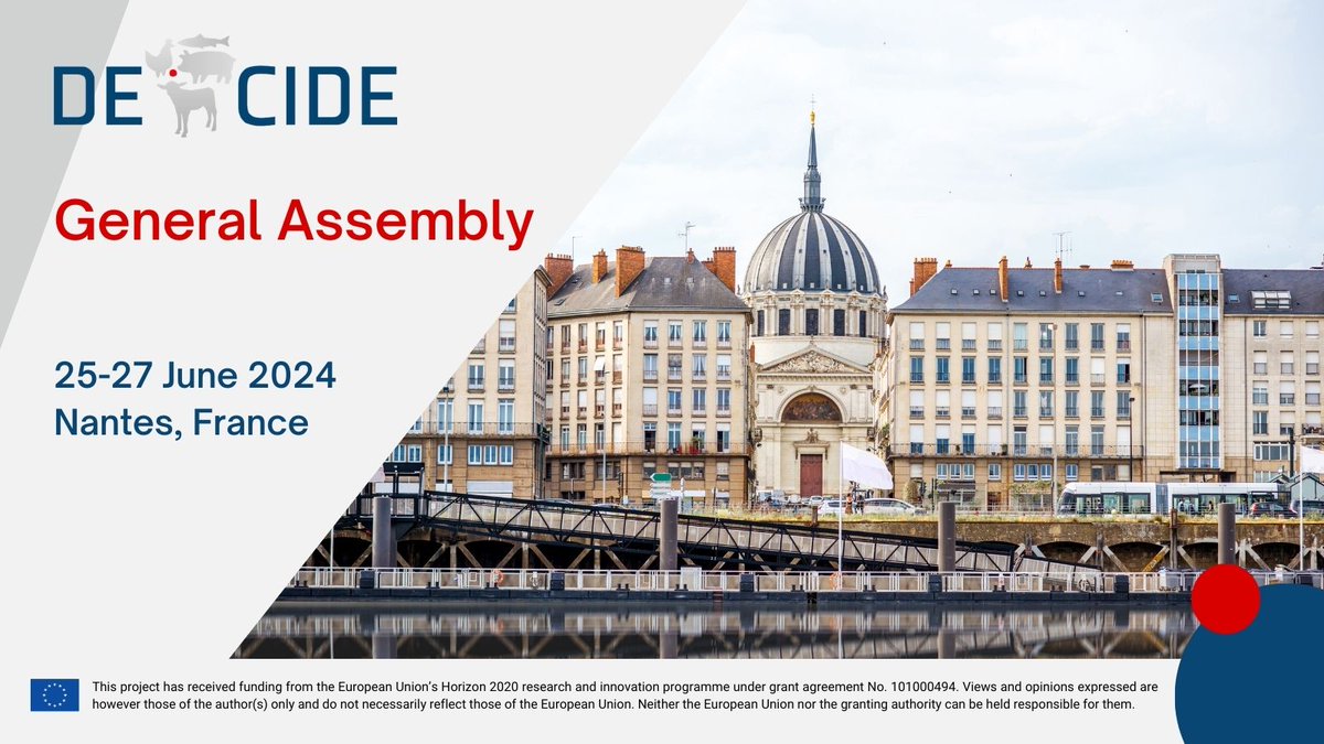 🎉 The third General Assembly of the DECIDE Consortium is happening next week! 
Thank you <a href="/INRAE_France/">INRAE</a> for hosting this 3-day event. We are looking forward to it!

Learn more at decideproject.eu/2024/06/18/upc…