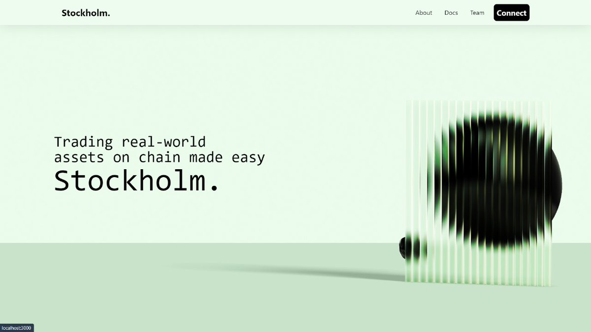 Last week, we were at the <a href="/MANTRA_Chain/">MANTRA | Tokenizing RWAs</a> Delhi Hacker Hideout. My buddy @prathmeshr14 and I built Stockholm - Trading Real-World Assets on-chain made easy.

Let's dive into it because it's something revolutionary that is set to transform the blockchain industry.