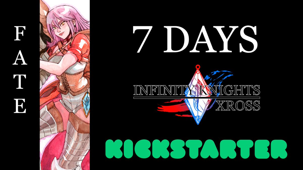 IK_Xross's tweet image. Infinity Knights: Xross goes LIVE on KICKSTARTER in 7 DAYS! #Kickstarter #RPG #retro