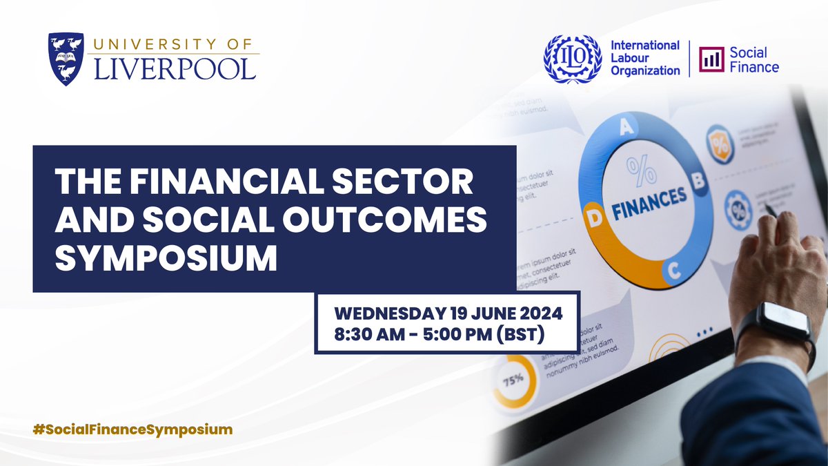 🚨The Social Finance Symposium is happening today.

Featuring expert panels on topics like social factors in loan delinquency, the carbon equivalence principle, climate change adaptation, and public-private partnerships for agricultural insurance.

🧵Stay tuned!
