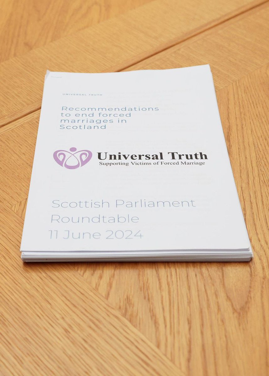 deenatissera's tweet image. Last week I attended a pivotal Roundtable at the Scottish Parliament hosted by Nyla Khan. Her bravery in addressing forced marriage and honour-based violence and creating a platform to inform legislation is inspiring. Congrats, Nyla! #EndForcedMarriage #Leadership #WomensRights