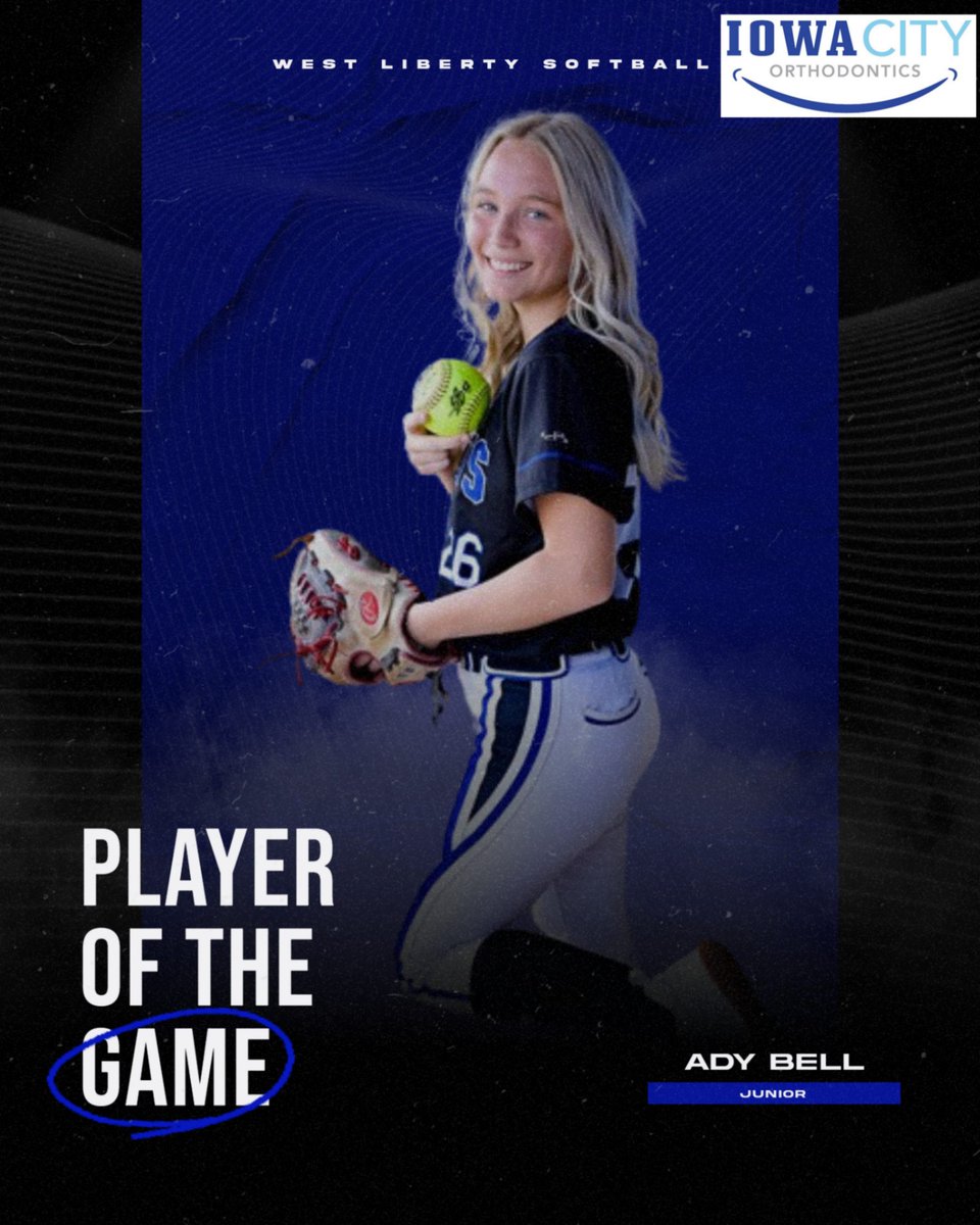 West Liberty CSD (@westlibertycsd) on Twitter photo Congratulations to <a href="/WestLibertySB/">West Liberty Softball</a> junior Ady Bell - your Iowa City Orthodontics Player of the Game from game 1 last night against Mid-Prairie! Keep up the great work, Ady!
<a href="/drnathanhall/">Nathan Hall</a>
<a href="/4girls20/">Trisha Hall</a>
<a href="/WestLibAthletic/">West Lib Athletics</a> Congratulations to <a href="/WestLibertySB/">West Liberty Softball</a> junior Ady Bell - your Iowa City Orthodontics Player of the Game from game 1 last night against Mid-Prairie! Keep up the great work, Ady!
<a href="/drnathanhall/">Nathan Hall</a>
<a href="/4girls20/">Trisha Hall</a>
<a href="/WestLibAthletic/">West Lib Athletics</a>