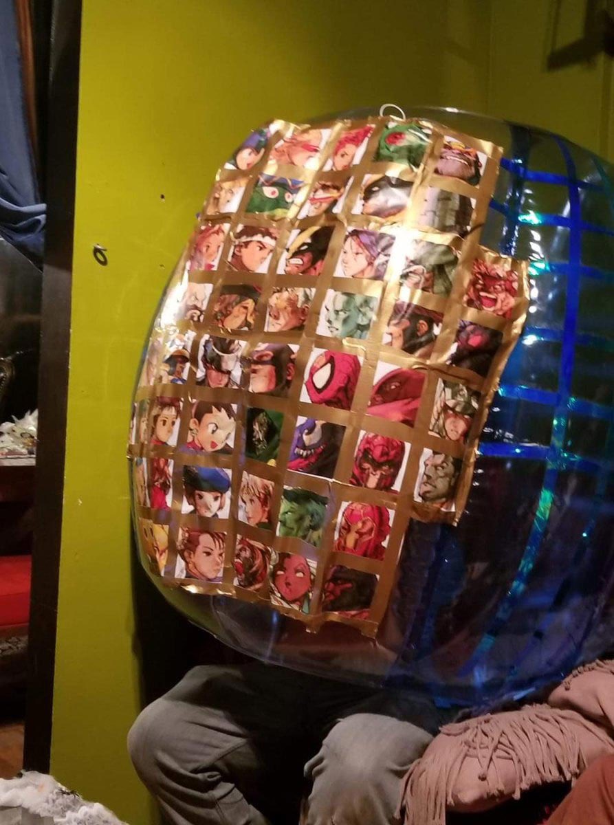 big day for the guy who cosplayed the Marvel Vs Capcom 2 character select screen
