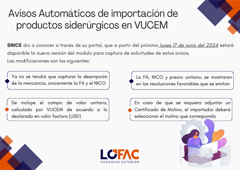 LOFAC_COMEXT's tweet photo. 📃💻 #AAIPS #VUCEM #SNICE #FA #NICO #USD #certificadodemolino #importador #ComercioExterior #Lofac https://t.co/gKIVtUIXO8