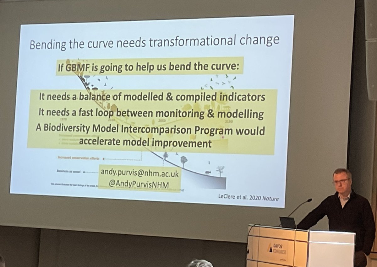 Francesca Rosa (@_francescarosa_) on Twitter photo We need efficient data streams, especially for underrepresented regions and species.
> Modeling & Monitoring < We do this for #ClimateChange, so why not for #Biodiversity? It’s more complicated but essential.
Thanks to <a href="/AndyPurvisNHM/">Andy Purvis (gone to where the skies are blue)</a> for the interesting talk at <a href="/WorldBioForum/">World Biodiversity Forum</a>. We need efficient data streams, especially for underrepresented regions and species.
> Modeling & Monitoring < We do this for #ClimateChange, so why not for #Biodiversity? It’s more complicated but essential.
Thanks to <a href="/AndyPurvisNHM/">Andy Purvis (gone to where the skies are blue)</a> for the interesting talk at <a href="/WorldBioForum/">World Biodiversity Forum</a>.