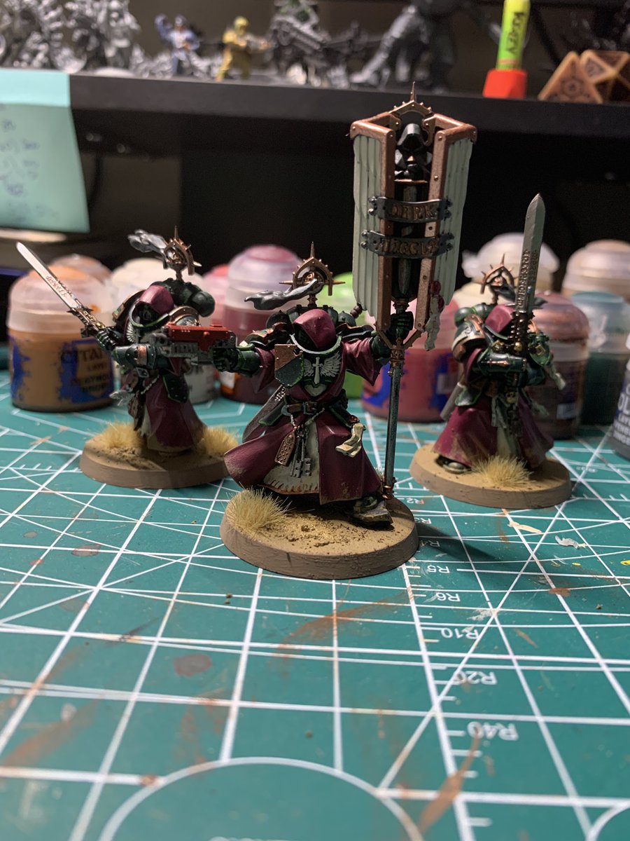 PreachyIan's tweet photo. Finished my Inner Circle #WarhammerCommunity #warhammer40k https://t.co/rgTCimCj3t