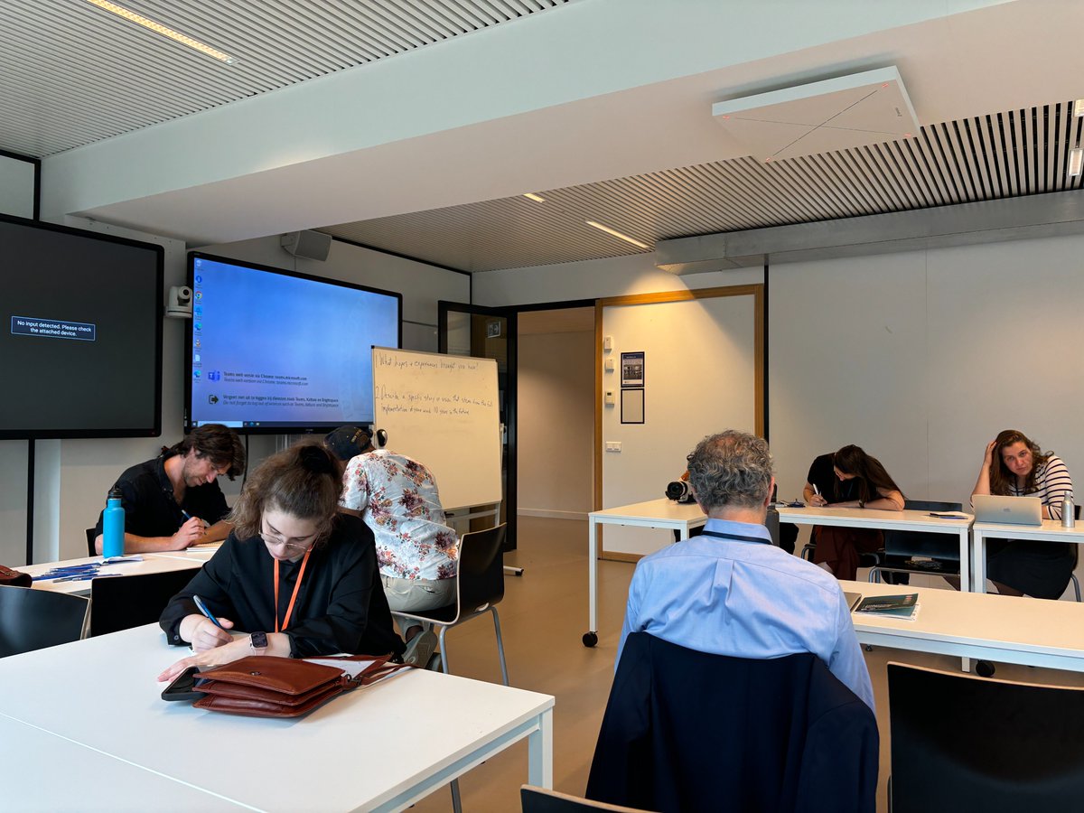 EnvPeacebuild's tweet image. During today's workshops, Jesse Matas and Austin Willacy led "Composing Peace: Music as a Tool for Environmental Peacebuilding." This collaborative session utilized lyrical and reflective writing as the foundation of a new song centered around peacebuilding. #EnPAx2024