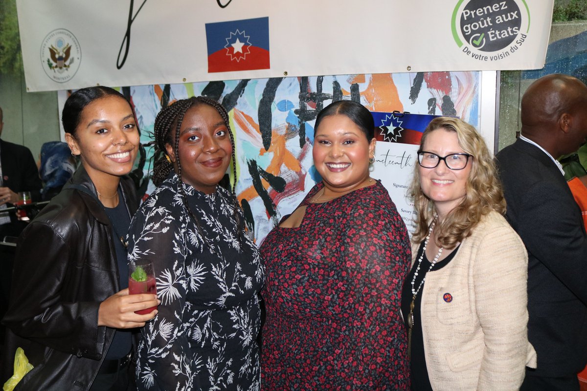 As we prepare to mark Juneteenth tomorrow, we take a look back at the very first celebration held in honor of Juneteenth in Canada, right here at Restaurant Kamuy in Montreal, in 2022. Through a collaboration between our colleagues from the U.S. Foreign Agricultural Service and