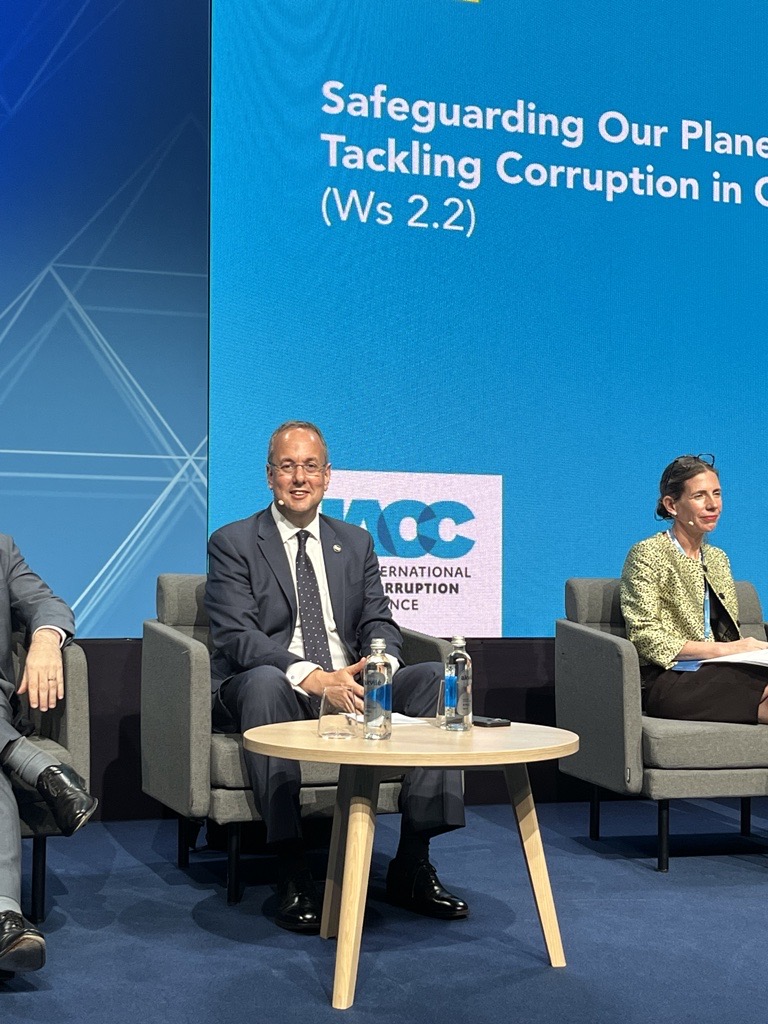wbg_gov's tweet photo. Today we face a challenging environment with #ClimateChange deniers and eroding public trust in institutions. Now, more than ever, we must act together to fight corruption and rebuild trust through good #governance. #IACC2024 #UnitedAgainstCorruption https://t.co/BDQlDzYREZ
