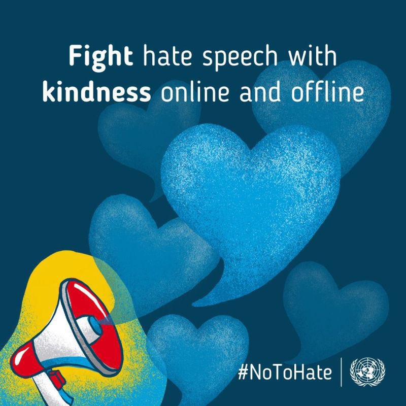 Let's choose kindness over hate. #NoToHate