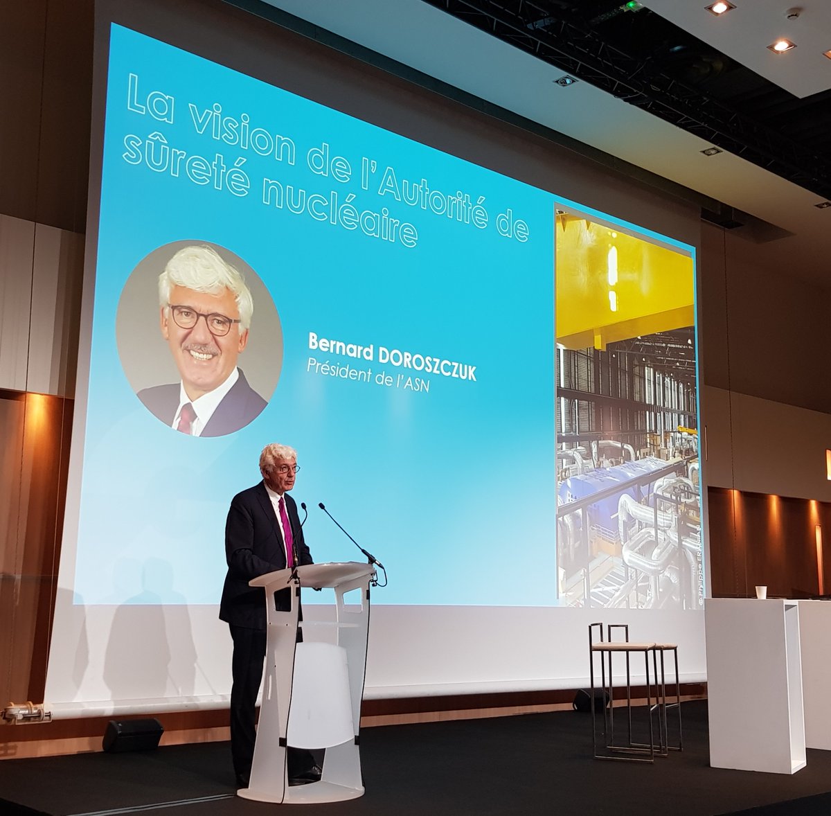 Le président de l'ASN, Bernard Doroszczuk, est présent aujourd'hui devant le <a href="/_GIFEN/">GIFEN</a> pour dresser le bilan du contrôle de l'ASN et présenter les actions pédagogiques mises en place pour la filière.
<a href="/EDFofficiel/">EDF</a> <a href="/Oranogroup/">Orano Group</a> <a href="/CEA_Officiel/">CEA</a> <a href="/iterorg/">ITER</a> <a href="/SFENorg/">Sfen</a>