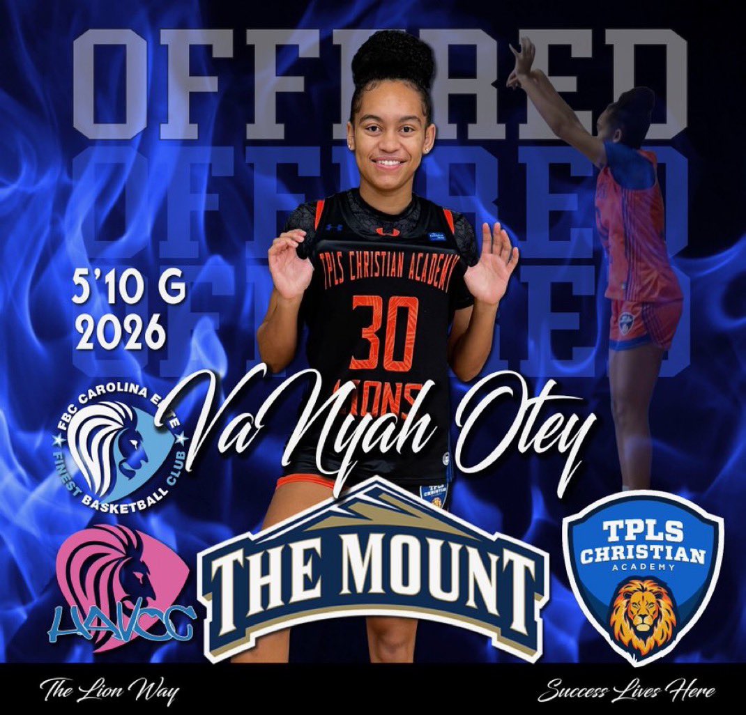 After a great conversation, I would like to thank <a href="/Mount_WBB/">Mount Women's Basketball</a> for the offer to further my athletic and academic career at Mount St. Mary’s. <a href="/RasheenJohnson/">Rasheen johnson</a> <a href="/coachmike25/">Michael Davis</a> <a href="/FBCHAVOC/">FBC HAVOC</a> <a href="/TPLS_LionsGirls/">TPLS Christian Academy Girls</a>
