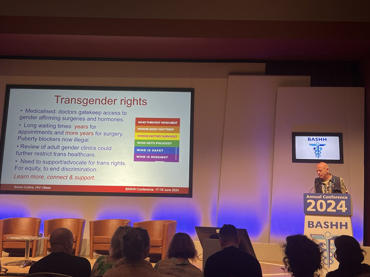 Isaac Yenhao Chu (@isaac_chu1989) on Twitter photo Very enlightening talk by encyclopaedic <a href="/SimonCollins101/">Simon Collins</a> on
urging researchers/policymakers to actively collect data on sex, gender and sexuality minorities. Trans and intersex rights matter. Learn, connect and support communities and break cis-heteronormative silos! #BASHH2024 Very enlightening talk by encyclopaedic <a href="/SimonCollins101/">Simon Collins</a> on
urging researchers/policymakers to actively collect data on sex, gender and sexuality minorities. Trans and intersex rights matter. Learn, connect and support communities and break cis-heteronormative silos! #BASHH2024