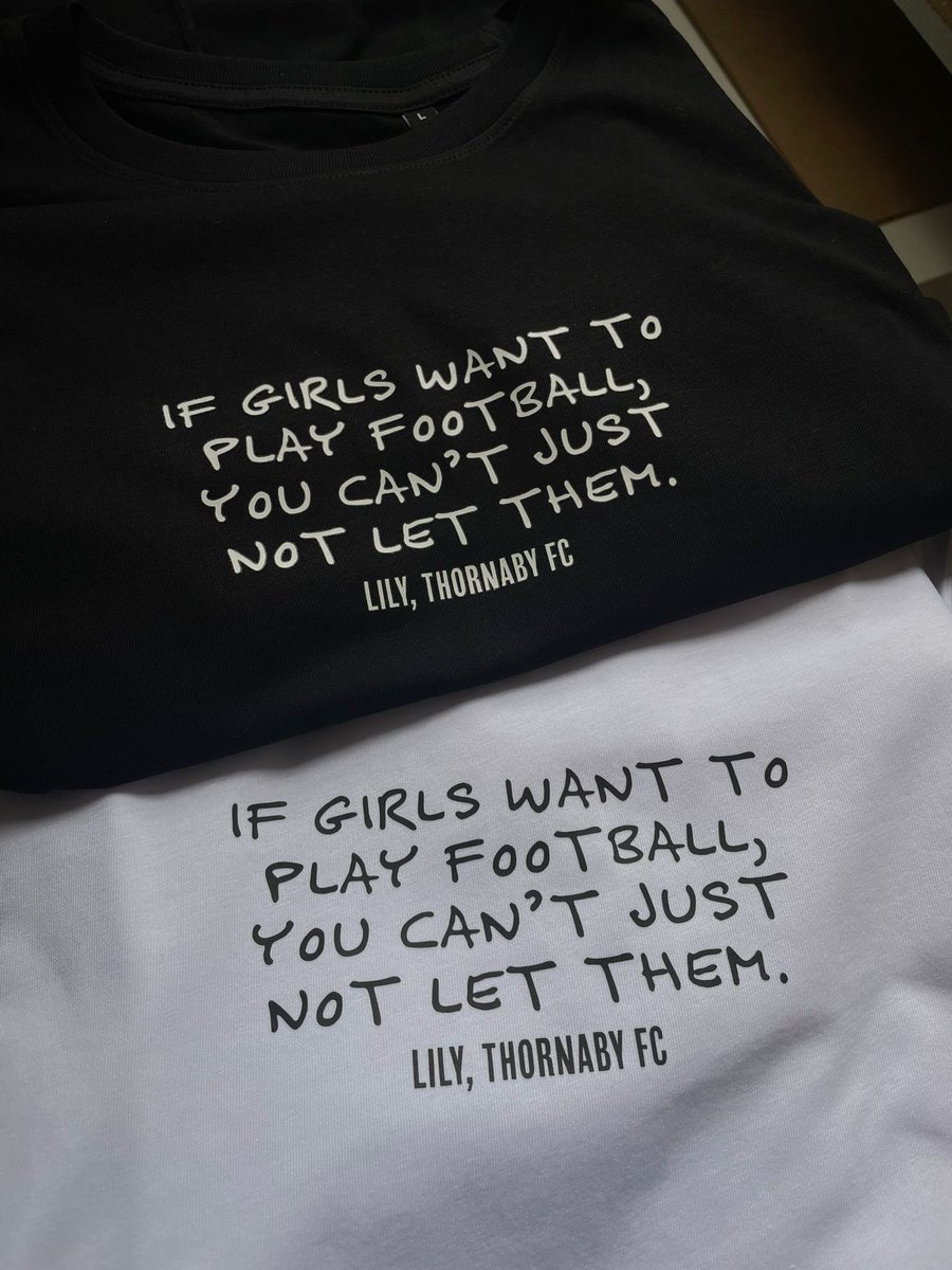 Your T-shirts are being printed up by our dedicated foudys team as we speak! 

First batch have left and we’re onto batch two! Don’t forget to tag us and share Lily’s message of inclusion far and wide ❤️